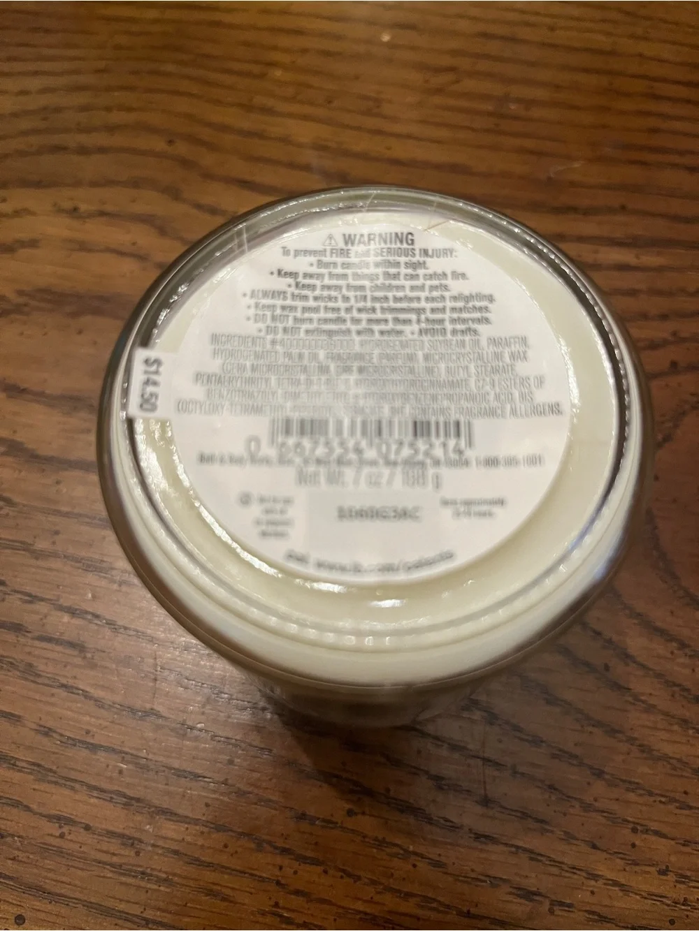 White Barn Midnight Blue‎ Citrus Scented Single Wick Candle, new